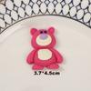 Serie Oso Fresa Parche m Frijol Accesorios de Resina DIY Pegamento Crema Funda para Teléfono Móvil Vaso de Agua Pasador Diadema