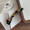 Grampo de cabelo de acetato estilo coreano com laço elegante para rabo de cavalo, novo grampo estiloso para dar volume na nuca
