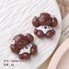 Acessórios de resina DIY de desenho animado, cachorrinho adorável, cola creme, presilha de cabelo feita à mão, capa de celular, acessórios para fivela de sapato, lote