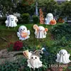 Placa Decorativa de Abóbora e Fantasma para Jardim Externo Placa de Halloween Novo Fofo Transfronteiriço Halloween