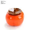 Latas de Chá de Caqui Latas de Doces de Casamento tamanho pequeno Tudo Tudo de Bom Cerâmica Selada Latas de Caqui Casamento Caixas de Doces de Casamento Chinês Atacado