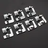 Pie Prensatelas Multifuncional para Máquina de Coser Doméstica 2345678 Pie Prensatelas para Dobladillo Accesorios de Costura Pie Prensatelas para Dobladillo Multiespecificación
