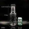 Botella de Plástico al por Mayor Tamaño Grande Botella para Bebidas PET Transparente Cubo para Palomitas de Maíz 3L Litro Botella para Snacks Drifting