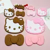 Exportación al por mayor Kk Gato Caucho Suave Pegatinas para Vasos de Agua Agujero Charms para Zapatos Decoración Accesorios DIY Funda de Teléfono Ecológico