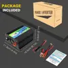 Inversor Convierte Enchufe Brasileño 12V220V/110V300W Inversor Inteligente para Coche Estándar 3000W Doble USB