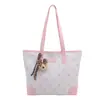 Bolsa de Tote Estampada Retro para Mujer, Gran Capacidad, Moda de Alta Gama, Bolso de Hombro Versátil, Bolso de Mano Sencillo