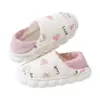 Nuevos Zapatos de Maternidad 2024 con Tacón, Zapatillas de Algodón Cálidas Antideslizantes de Dibujos Animados para el Hogar de Mujer Otoño