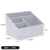 Caja Organizadora de Cosméticos de Escritorio con Múltiples Compartimentos Caja Portalápices Plástico Multifuncional Gran Capacidad Caja Organizadora Corazón de Niña