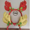 Nueva Banda Navideña para el Cabello 2023 Accesorios Navideños Luminosos Regalo Navideño para Niños Cabeza de Reno Navideño Juguete de Anciano