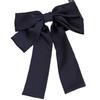Nova Presilha de Cabelo Preta com Laço Grande Headwear Oversized Feminino Acessórios de Cabelo Fita Francesa Presilha de Mola