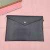 Bolsa de Archivo de Cuero con Hebilla Magnética A4 Carpeta de Reuniones para Oficina de Negocios Estudiante de Primaria Impermeable y Resistente a las Manchas Bolsa para Guardar Información A5