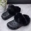 Sapatos Croc Veludo Ártico Acolchoado Nuvem Igloo Branco Forro com Fleece de Alta Densidade Cobertura de Pelúcia Quente Removível Algodão Inverno
