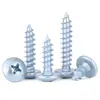 Tornillo autorroscante de cabeza plana grande endurecido M3M4M5M6 tornillo autorroscante de tapa grande tornillo autorroscante de cabeza de paraguas tornillo autorroscante de cabeza redonda