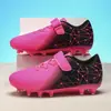 Zapatos de fútbol para niños transfronterizos de velcro con tacos para jóvenes y estudiantes de primaria para entrenamiento deportivo y competición, tallas 29-39