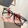 Nuevas gafas lisas con montura negra y protección contra la luz azul, en línea, con diseño de celebridades, con vetas de madera, para chicas, en caja universitaria, fabricante de gafas para miopía, en stock.
