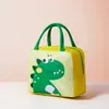 Bolsa de almuerzo portátil con dibujos animados, bolsa de almuerzo tridimensional, bolsa de aluminio grueso de gran capacidad, bolsa de mano, nueva bolsa de almuerzo