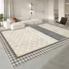 Sala de Estar Color Crema Antideslizante Gama Alta Lujo Ventana Saliente Alfombrilla para Sofá Sin Lavar Dormitorio Mesita de Noche Mesa de Café Alfombra
