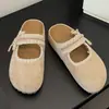 Zapatos de Plataforma sin Cierre con Punta Abierta Estilo Princesa Zapatos Birkenstock de Suela Gruesa para Mujer Modelo Nuevo Primavera y Otoño 2026