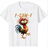 Transfronterizo Aliexpress Amazon Transfronterizo Europeo y Americano Fcawf Estampado de Águila Moda Holgada Casual Manga Corta Cuello Redondo Camiseta