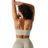 Chaleco de yoga de secado rápido, tejido sin costuras, estilo europeo y americano, con tirantes, color liso, espalda bonita, para deportes al aire libre, profesional, para correr y fitness.