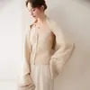 Nueva colección otoño/invierno 2026: abrigo chal de cachemira, bufanda casual y elegante, prenda exterior de moda, capa base versátil y abrigo exterior versátil
