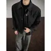 Chaqueta corta de otoño para hombre, estilo nuevo 2026, con retazos, casual y moderna para hombres bajos