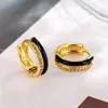 Dz Brincos de orelha redondos de alta qualidade estilo coreano nicho moda minimalista brincos estilo Ins brincos versáteis de alta qualidade