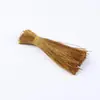 Cuerda de etiqueta dorada plateada cuerda elástica cuerda de goma color cuerda de látex cuerda de embalaje corte de cuerda en stock longitud ajustable
