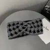 Diadema de Punto para Otoño e Invierno para Mujer con Letra, Diadema de Lana de Ala Ancha, Lazo para Cola de Caballo, Accesorios para el Cabello, Diadema Deportiva, Diadema