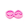 Brincos de alienígena chaveiro de silicone molde de gota epóxi joias artesanais DIY