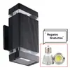 Lámpara de Pared Exterior LED Foco Impermeable Arriba y Abajo Pasillo Escalera Pared Exterior Pilar de Puerta Hotel Lámpara de Patio Exterior