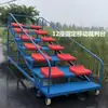 Soporte de Árbitro Móvil Retráctil para Línea de Meta Tribuna de Cronometraje para Estadio Escolar Campo Deportivo Tribuna para Competencia de Atletismo