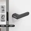 Cerradura Ecológica Minimalista Cerradura Oculta Cerradura para Puerta de Madera Manija Universal para Puerta del Hogar Cerradura de Dormitorio Cerradura Magnética Silenciosa