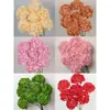 Pirulito de Hortênsia para Casamento Floricultura de Casamento Flor de Seda Flor Artificial Materiais para Arranjo de Flores de Cena