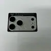 Adecuado para Apple 18ProMax armadura de metal con purpurina de un solo color cubierta completa protector de lente iPhone17promax