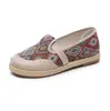 Zapatos de Tela del Viejo Pekín, Zapatos Casuales para Mujer, Zapatos de Lona para Mujer, Zapatos de Pescador Perezoso, Zapatos para Madres de Mediana Edad y Mayores, Zapatos para una Pierna