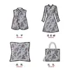 Tecido Jacquard Embossado com Ramo Tridimensional, Roupas Vintage de Primavera e Outono, Jaqueta e Colete Estilo Chinês, Tecido Tingido em Fio para Bolsas e Malas