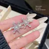 Pendientes de Borla de Moda de Celebridad de Internet de Aguja de Plata 925 Pendientes Elegantes de Alta Gama de Lujo Ligero Pendientes Elegantes Diseño Nicho Pendientes Exagerados