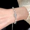 Pulsera Ojo de Gato Candado Ping An para Mujer Estilo Chino Nuevo Retro Estilo Nacional Joyería Moda Novia Estudiante Pulsera Traje Mujer