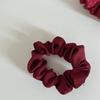 Elástico de Cabelo Grande de Ponto Vermelho Estilo Francês Retrô Caseiro para Mulheres Corda de Cabelo de Natal Ano Novo de Alta Qualidade Novos Acessórios de Cabelo Corda de Cabelo