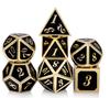 Torneira de Dados Sólidos Sólido Dice Suit Czulu Jogo de Mesa de Grupo Multifacetado Dice