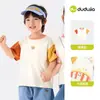 Celebrando el Día Nacional 1 Pieza 10% de descuento Colección de Camisetas Ropa Infantil de Dudu Camisetas Infantiles Tops de Otoño para Niños