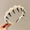 2025 Nova Faixa de Cabelo Trançada Antiderrapante Dentada para Cabelo Feminino, Prendedor de Cabelo para Coque, Acessório de Cabeça
