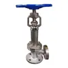 Fornecedor do Fabricante Válvula Angular de Fechamento para Baixa Temperatura em Aço Inoxidável Tipo Angular Haste de Extensão em Aço Inoxidável Válvula Angular de Fechamento com Haste de Extensão