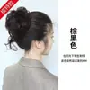 Bolas para pelucas naturales esponjosas temperamento perezoso anillo de peluca peluca de pelo de barba larga bolsa para pelucas accesorios para el cabello para fotografía de cheongsam