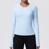 Nueva Camiseta Deportiva Casual Personalizada Look Adelgazante Secado Rápido Transpirable Ropa de Yoga Running Entrenamiento Fitness Top para Mujer