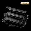 Prateleira Bolha Transparente Escada de Boneca Rack de Exibição Multicamadas Rack de Exibição de Bonecas Armazenamento de Bonecas Caixa Surpresa Acrílico Fosco