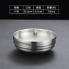 Tazón de sopa de acero inoxidable estilo coreano tazón para fideos fríos fideos instantáneos invierno Yin Gong Dorado tazón grande tazón de doble capa para polvo de caracol tazón para bibimbap de Corea del Sur