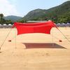 Oferta Caliente Tienda de Campaña Playa Lona de Licra Impermeable Protector Solar Refugio Solar para Exterior 2*2/3*3m Estilo Cuerda de Tracción