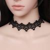 Gargantilla de Cinta de Terciopelo Estilo Punk Lolita al por Mayor Cadena de Encaje para el Cuello Collar Corto para la Clavícula para Mujer Versátil